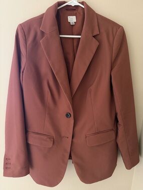 a new day Rust Double-Button Blazer
